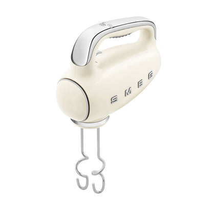 Retro-Style Cream Hand Mixer