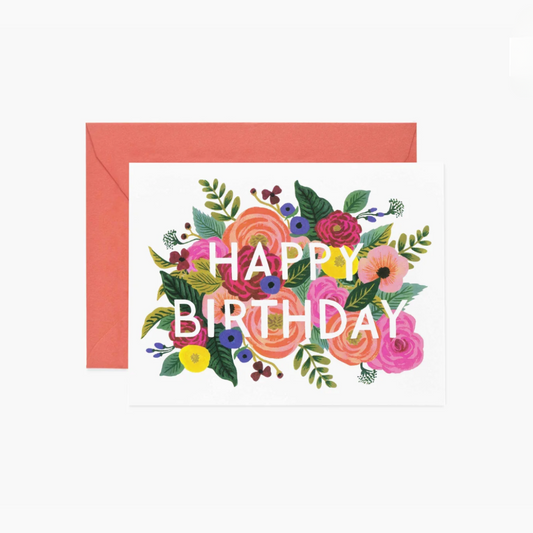 Juliet Rose Birthday Card