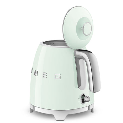 Retro-Style Pastel Green Mini Electric Kettle