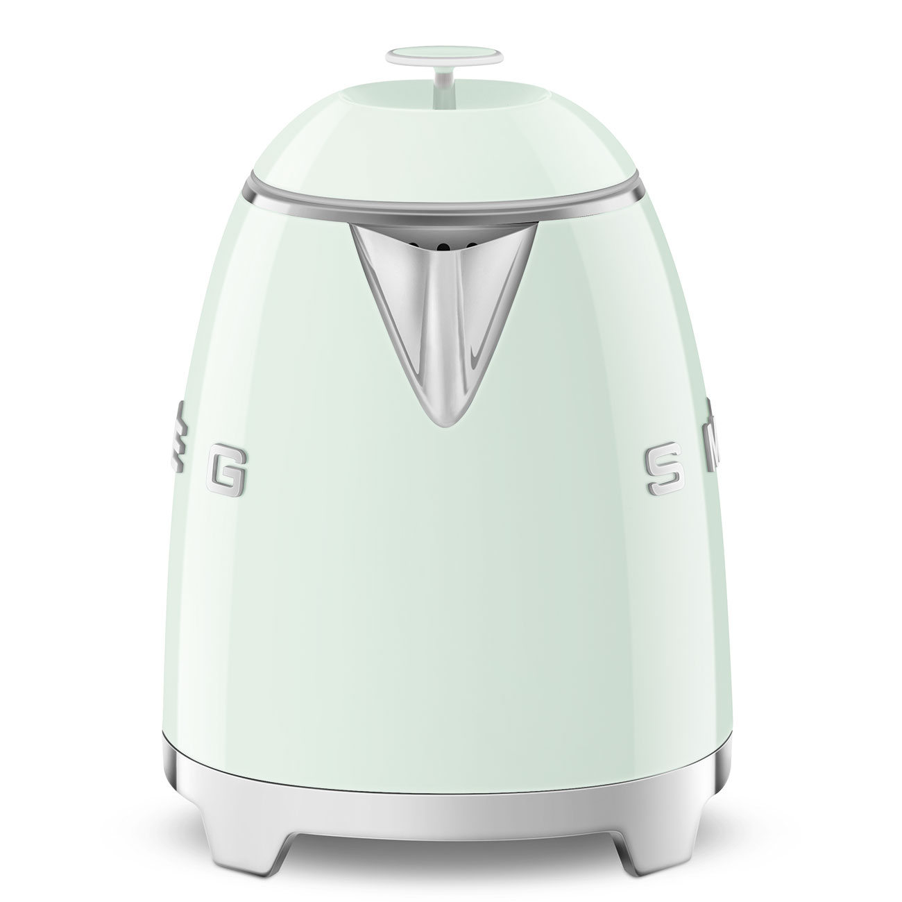 Retro-Style Pastel Green Mini Electric Kettle