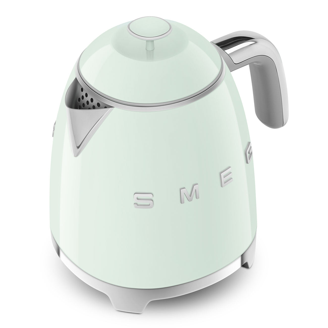 Retro-Style Pastel Green Mini Electric Kettle