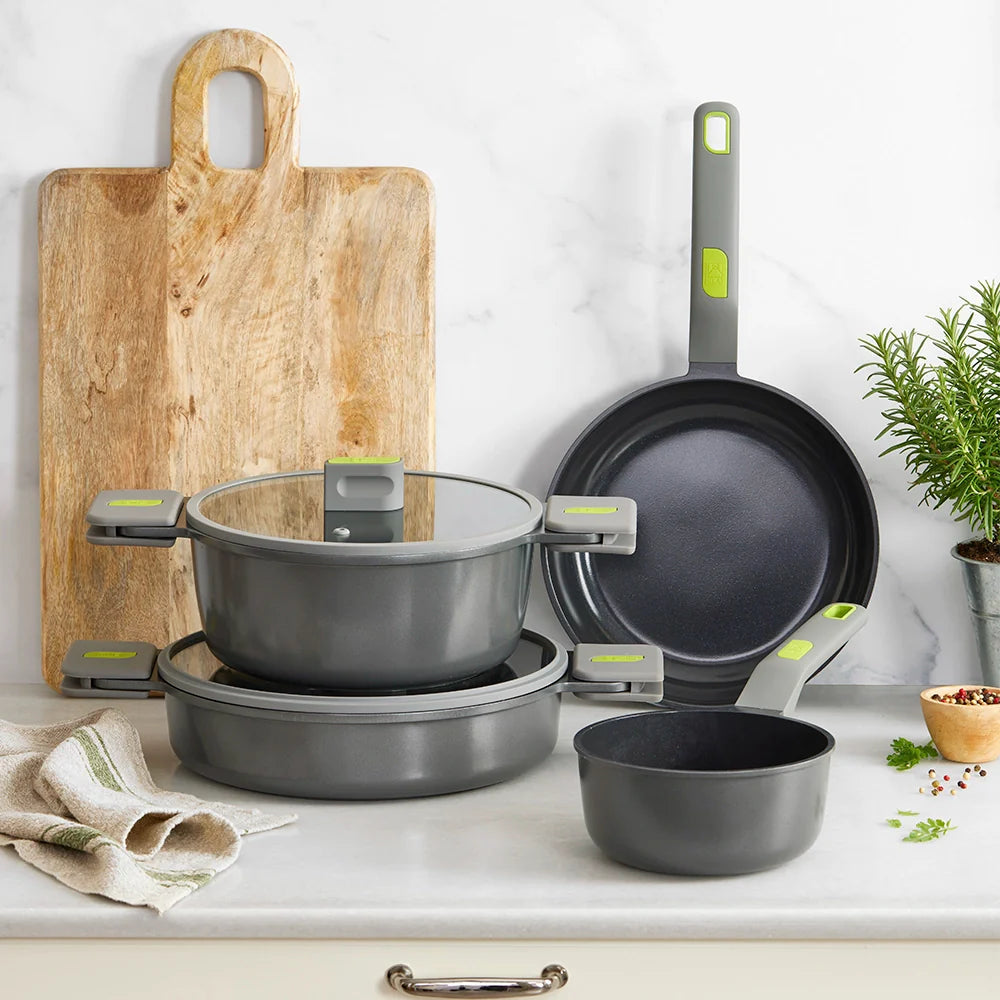 Life Ceramic Nonstick Dual Handled Sauté Pan with Glass Lid 28 cm, 3.1 L