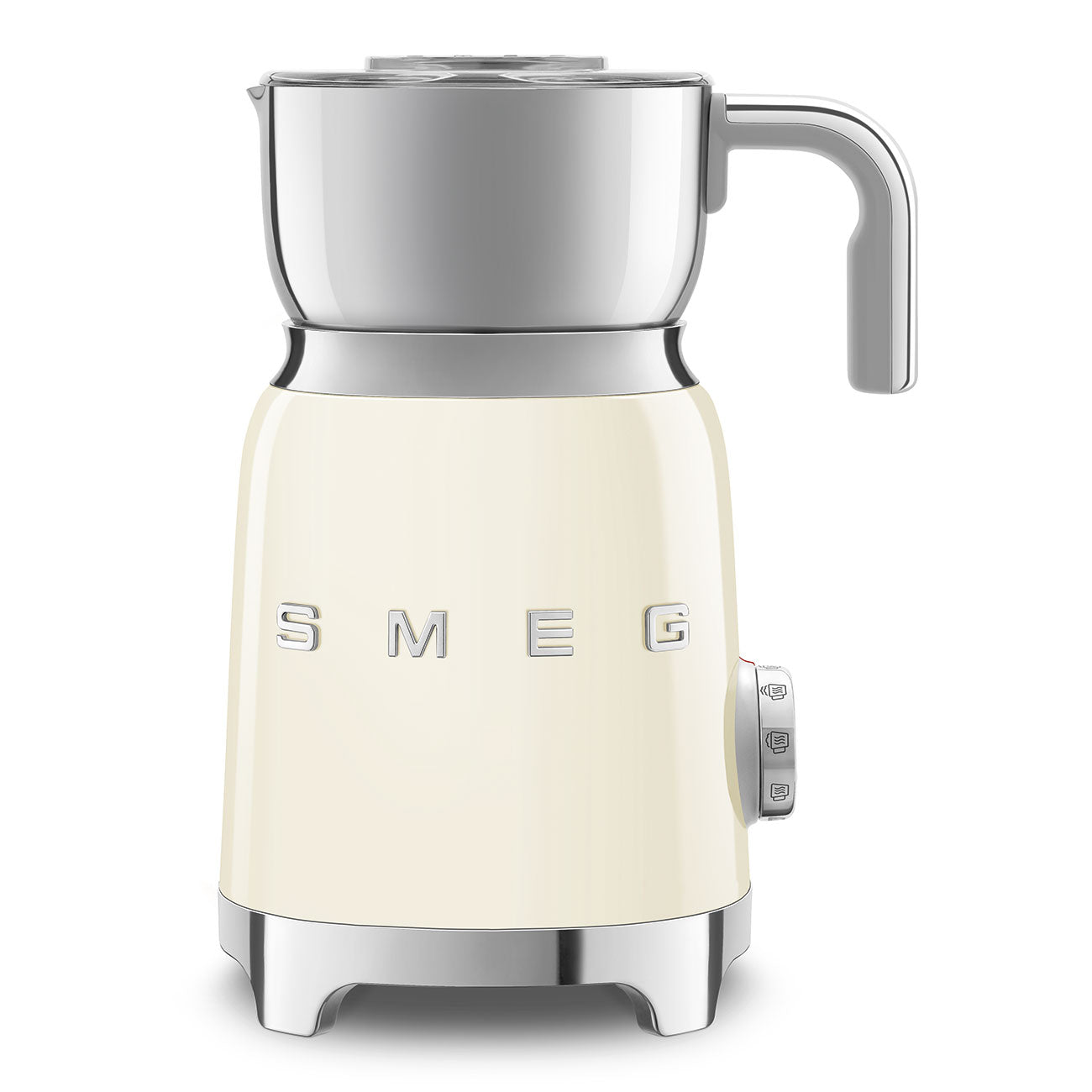 Retro-Style Milk Frother - Cream