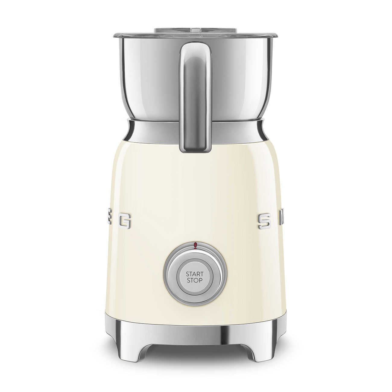 Retro-Style Milk Frother - Cream