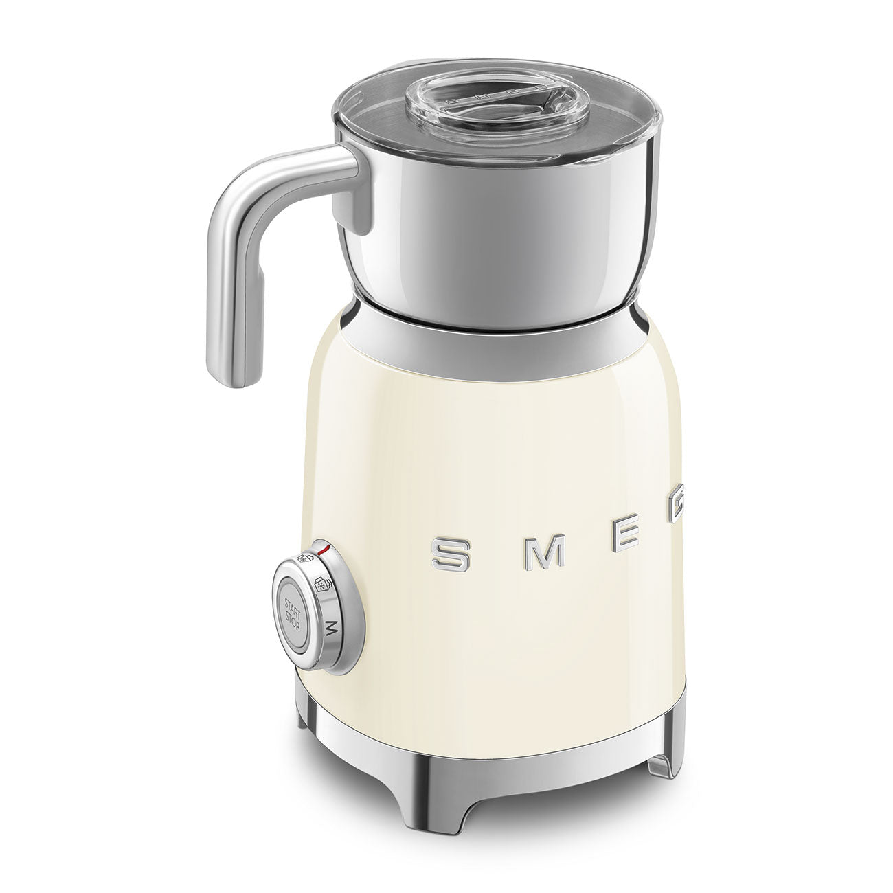 Retro-Style Milk Frother - Cream