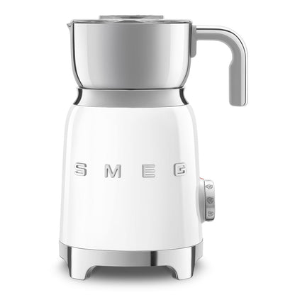 Retro-Style Milk Frother - White