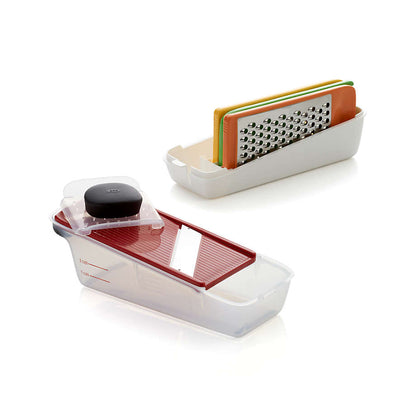 Grate and Slice 6-Piece Flat Grater Set