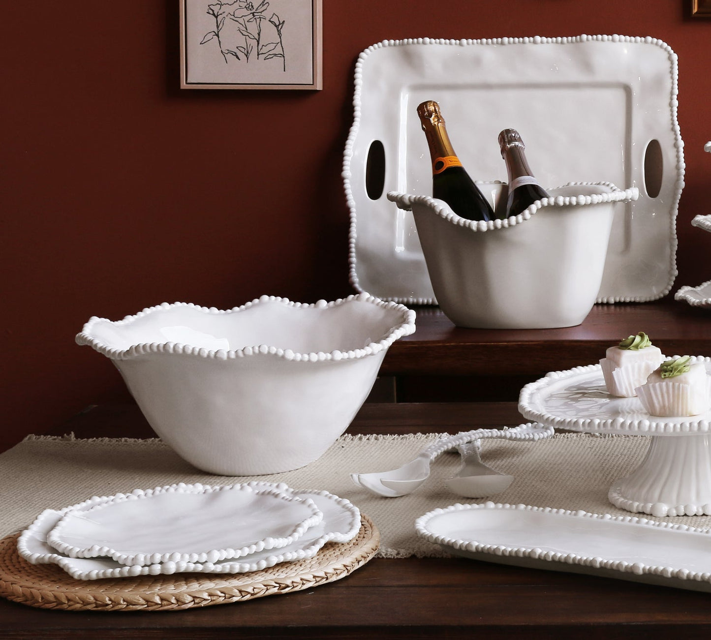 VIDA Alegria Large Bowl White