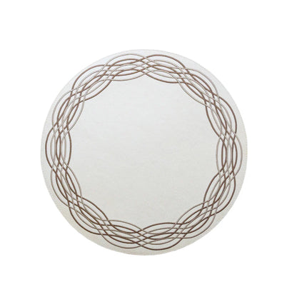 Barcelona Spiral Embroidery Placemat (Bronze) Set of 4