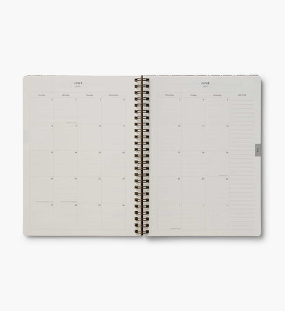 2027 Sage Hydrangea 12-Month Softcover Spiral Planner