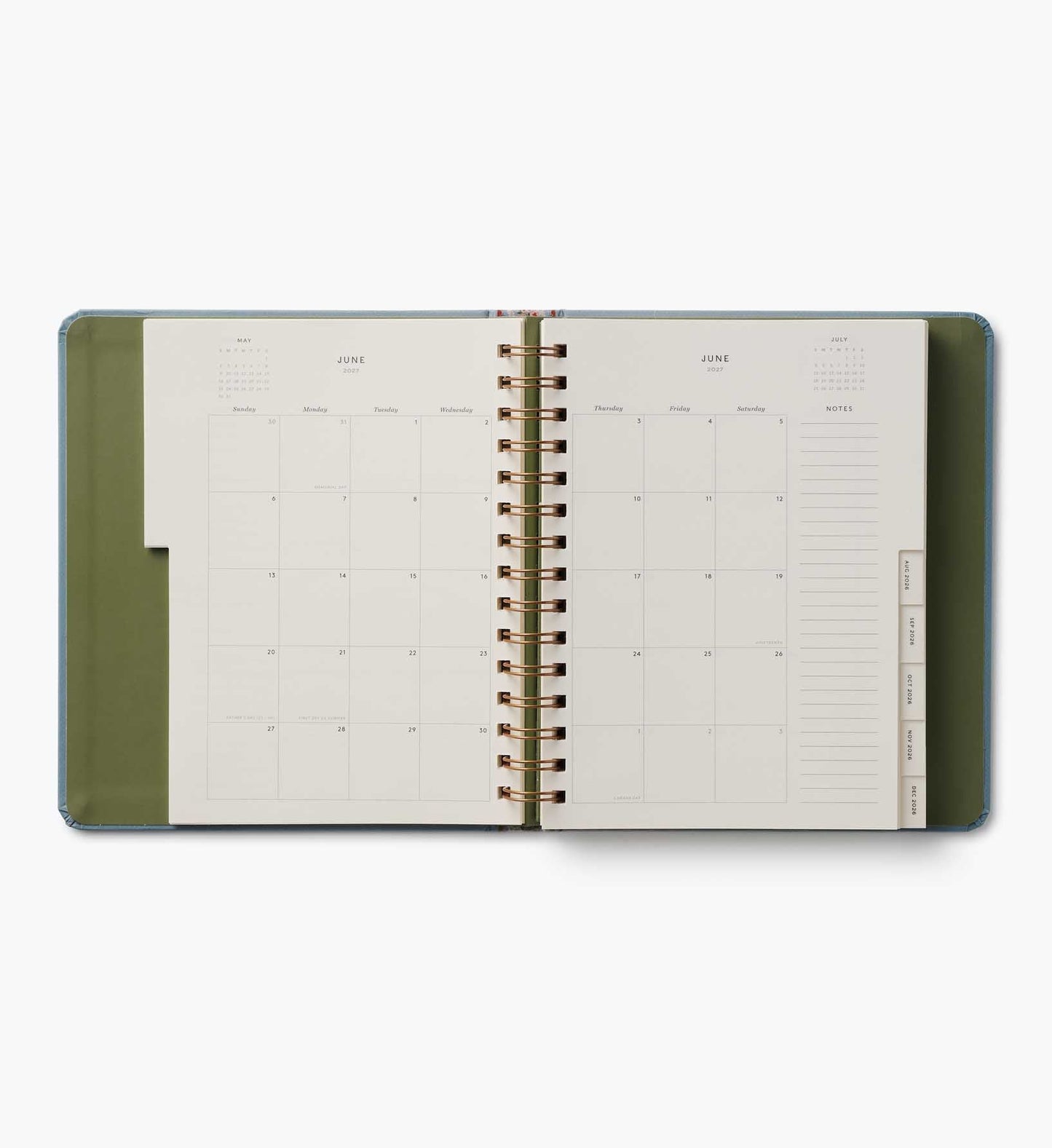 2027 Paisley 17-Month Academic Covered Spiral Planner