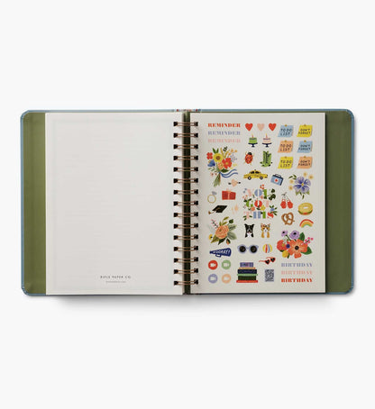 2027 Paisley 17-Month Academic Covered Spiral Planner