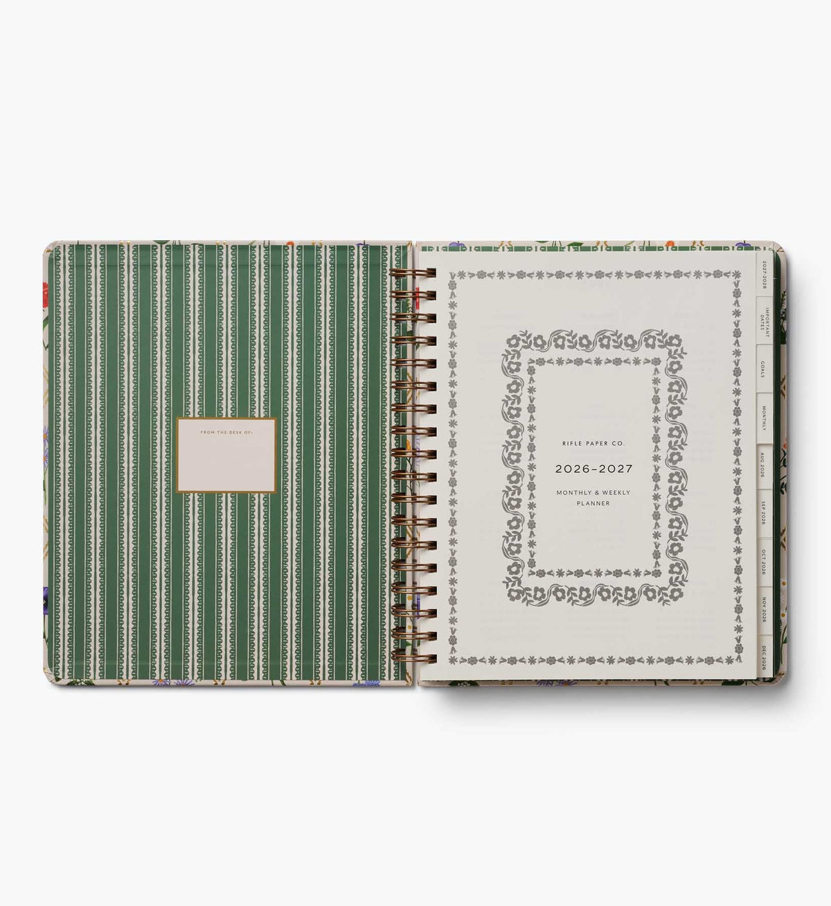 2027 Garden Study 17-Month Academic Hardcover Spiral