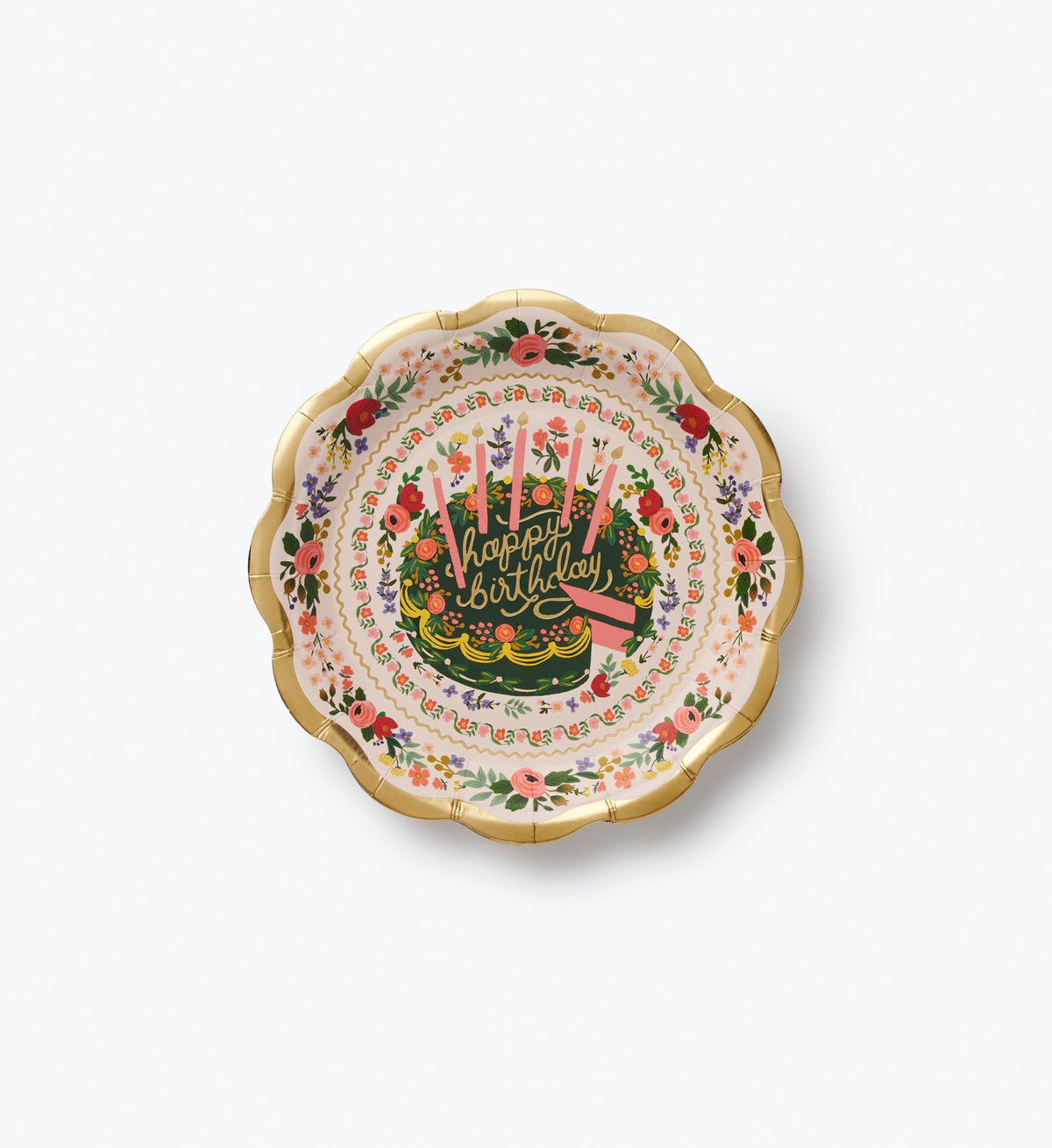 Floral Cake Small Plates