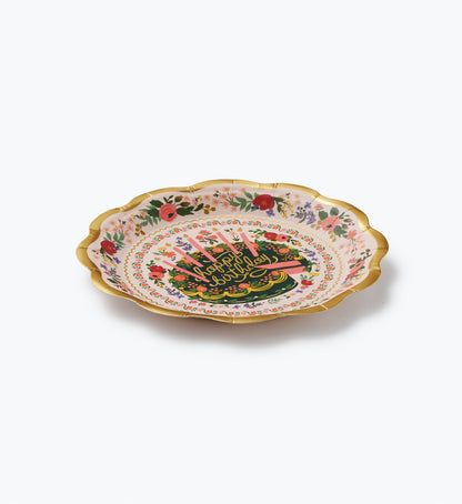 Floral Cake Small Plates