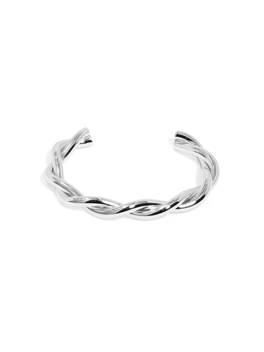 Twisted Cuff - Silver