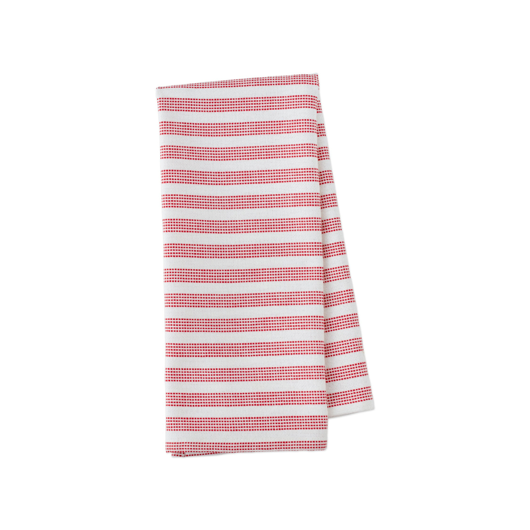 Red Dobby Towel