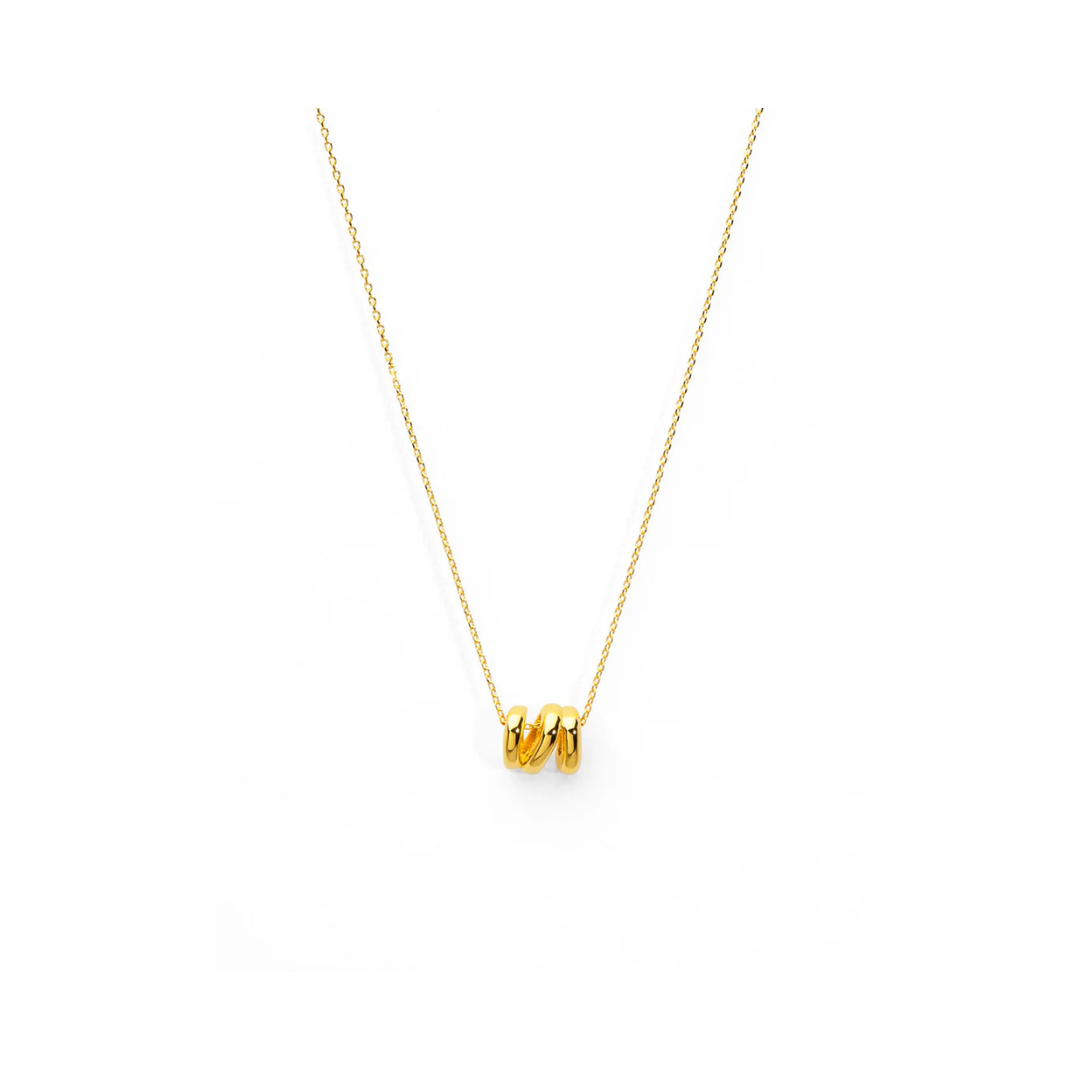 Claw Pendant Necklace Gold