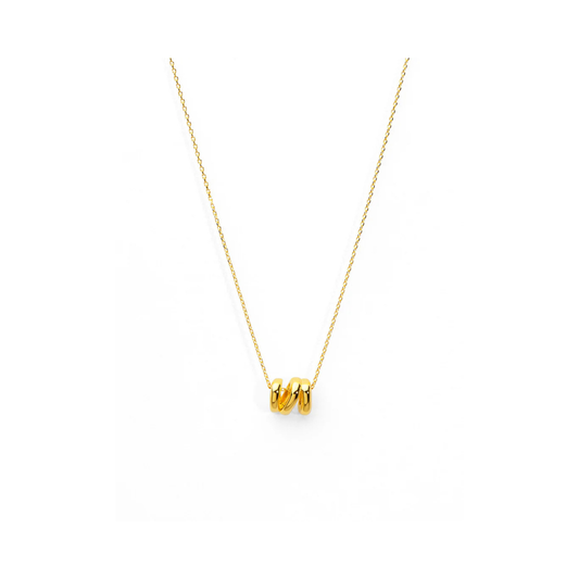 Claw Pendant Necklace Gold