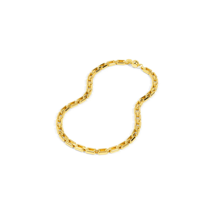Time Link Magnet Necklace Gold