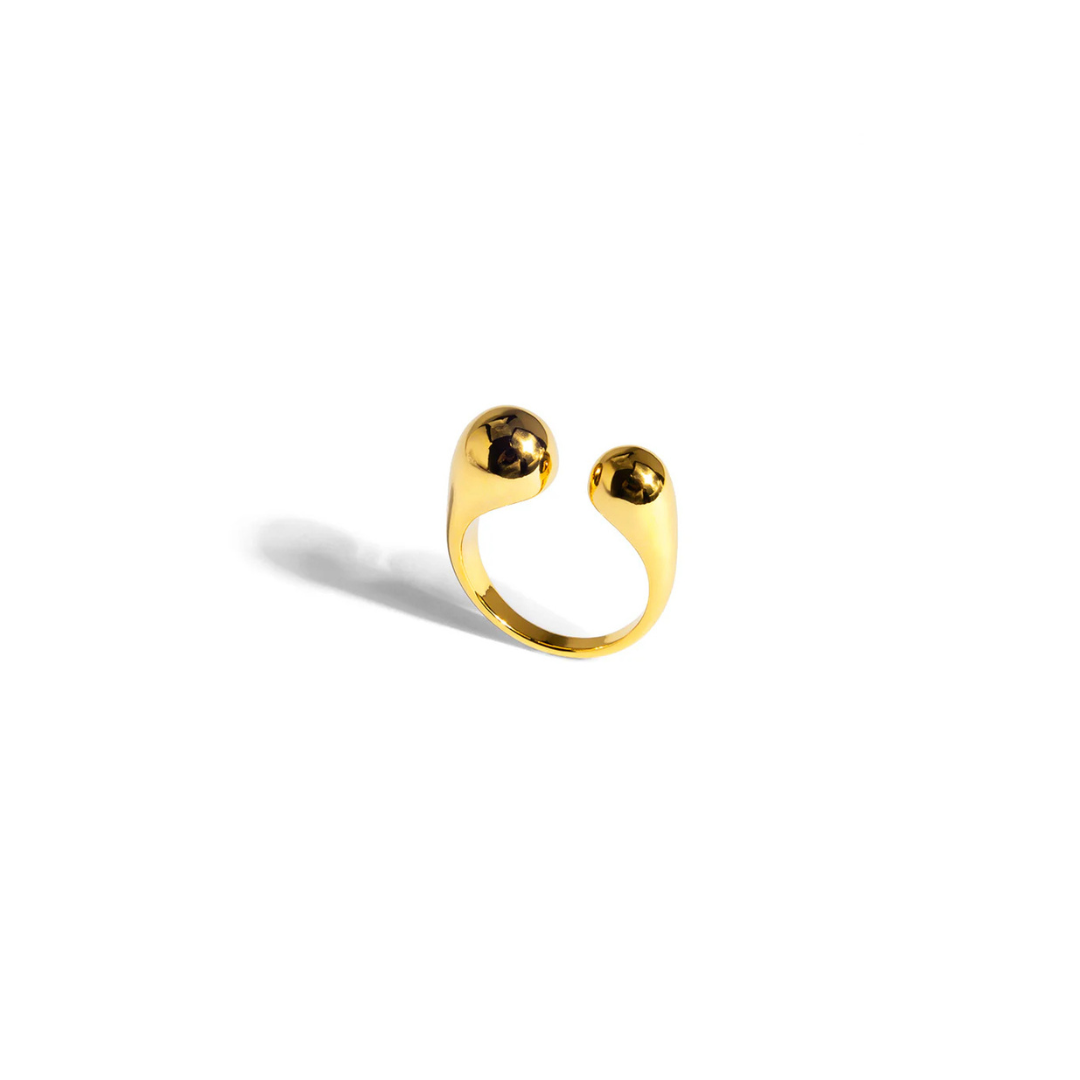 Orbit Open Ring Gold