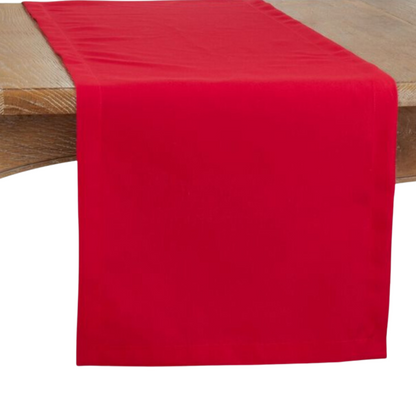 Camino de mesa Everyday Design rojo de 16" x 72"