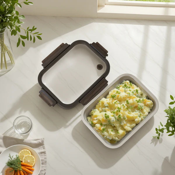 Rectangular Stainless Steel Container