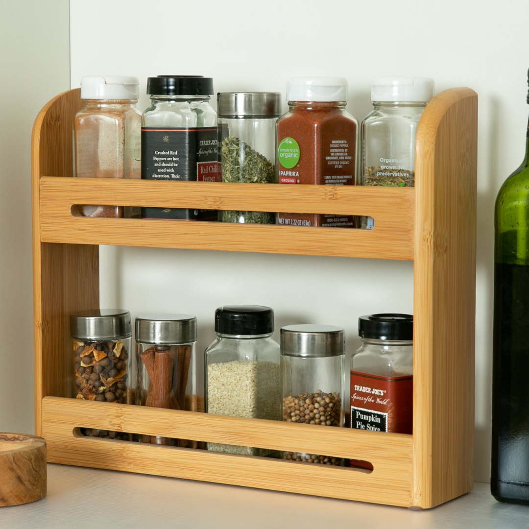 Bamboo Spice Rack