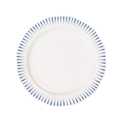 Sitio Stripe Dessert/Salad Plate - Delft Blue