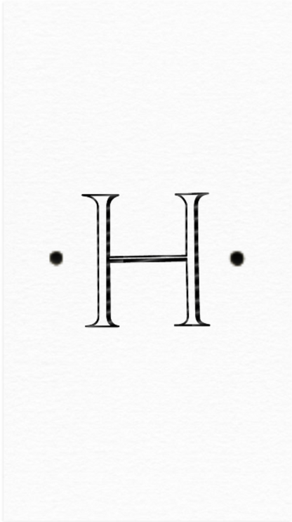 Guest Monogram White Pearl-Paper Linen Font Antique with Dots Black Foil