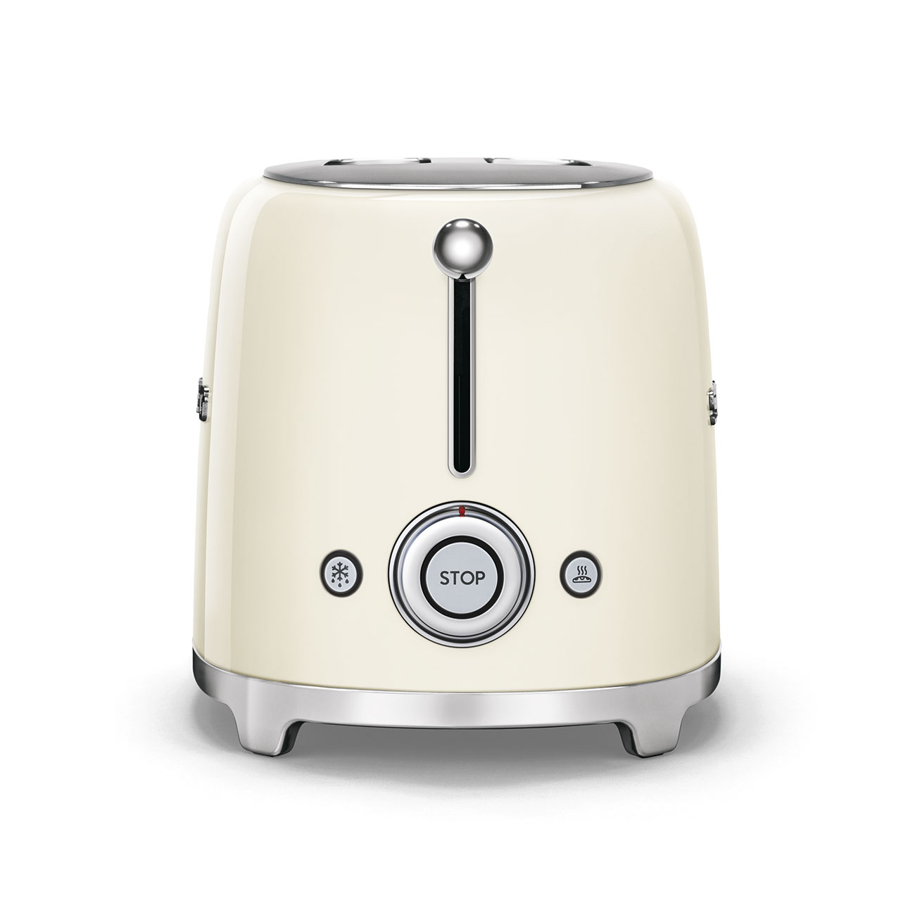 Cream 2-Slice Retro-Styel Toaster