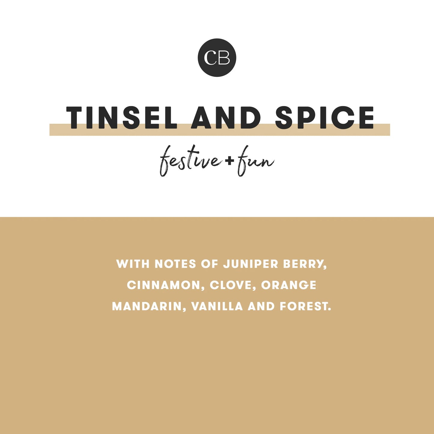 Tinsel & Spice Glimmer Signature Candle