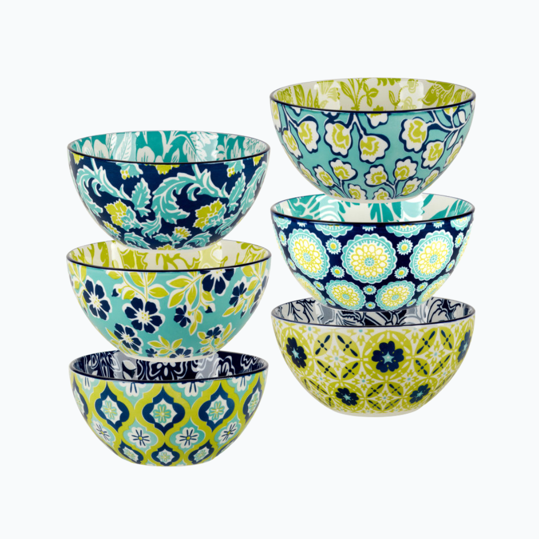 Tapestry All Purpose Bowl 6.25in 6 asst