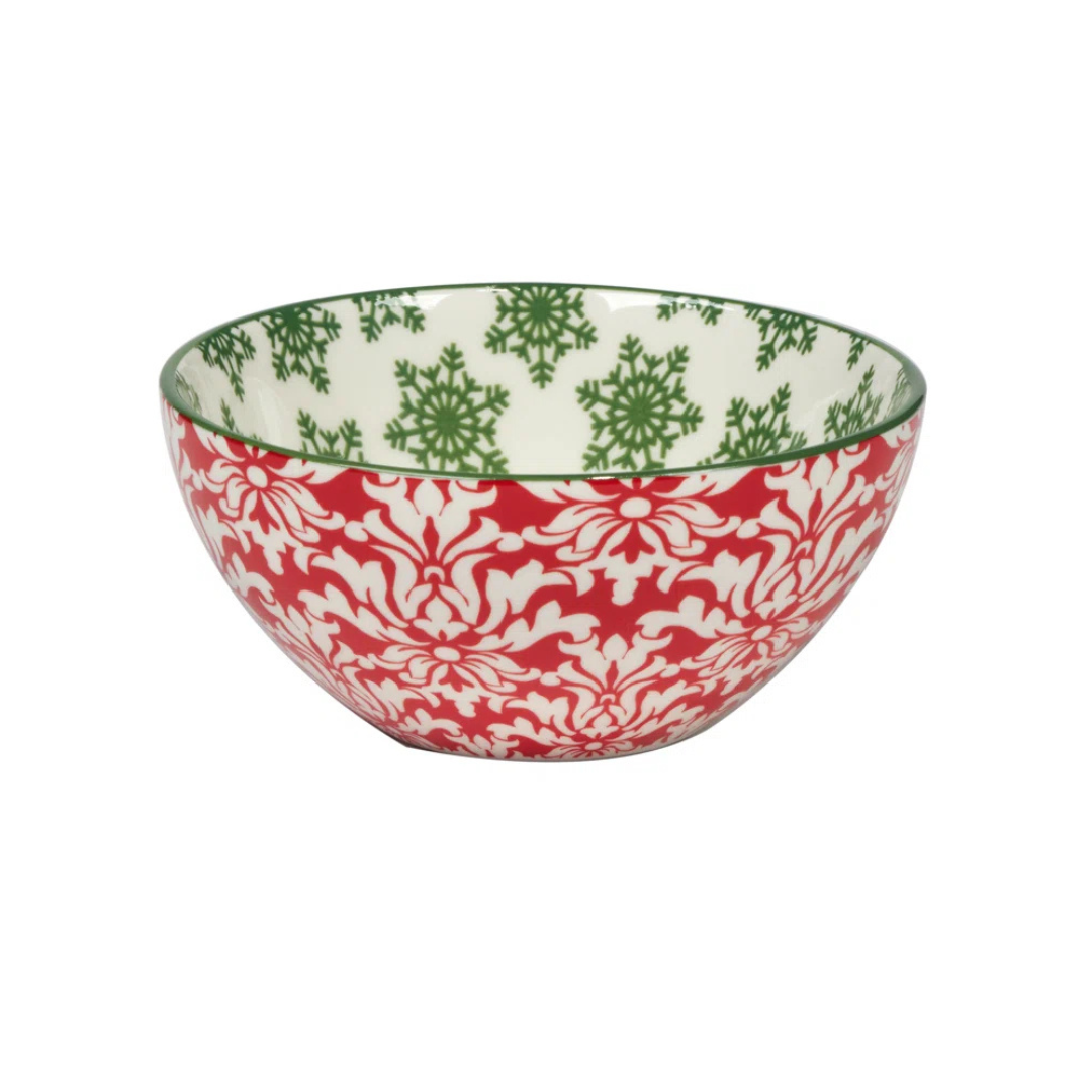 Winter Medley All Purpose Bowl 4.75in 6 asst