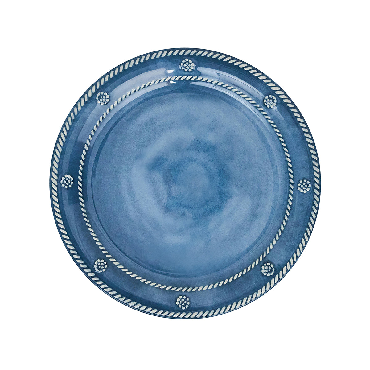 Berry & Thread Melamine Dessert/Salad Plate Set/4 - Ocean