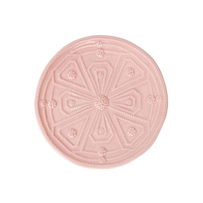 Jardins du Monde Side/Cocktail Plate Assorted Set/4 - Blush
