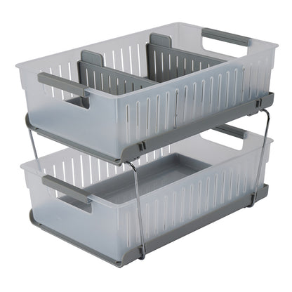 N&T 2 Tier Storage Basket PP