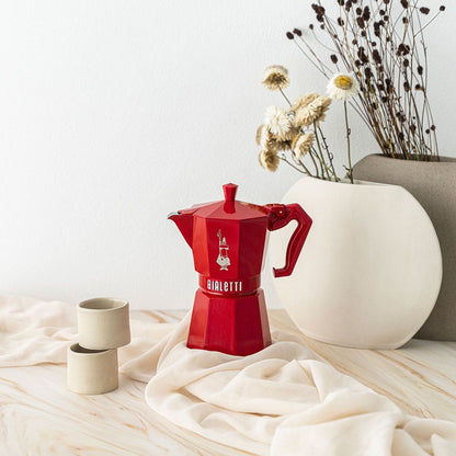Moka Pot Exclusive Red - 6 Cups