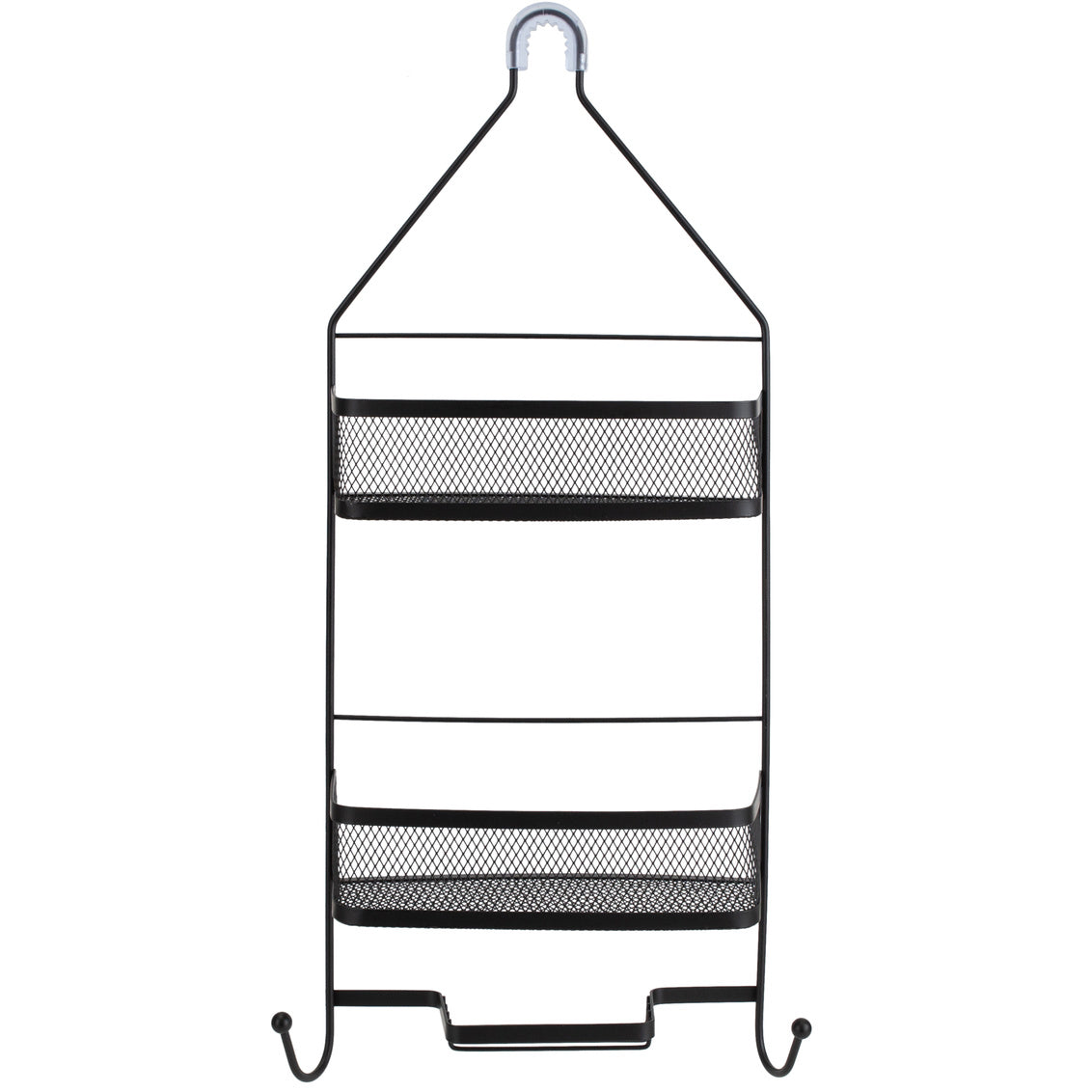 Arise Shower Caddy with Mesh Shelves Matte Black