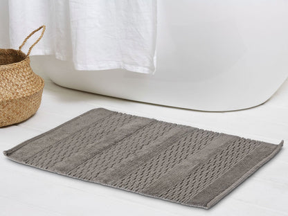 Regal Bath Mat Cotton Dark Grey 20" x 30"