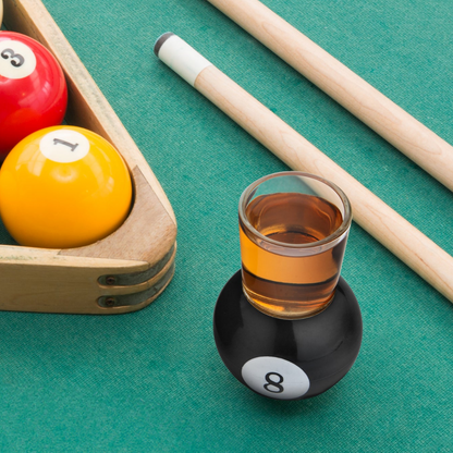 6 Pool Shots with Rack Tray