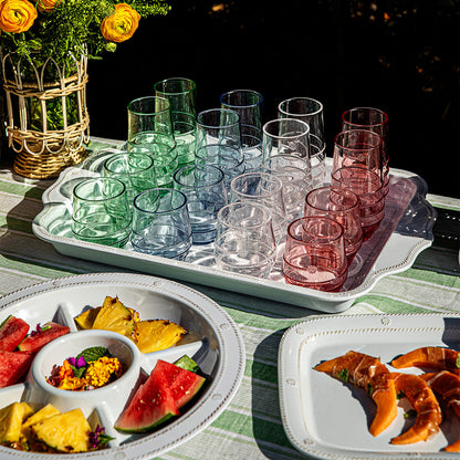 Berry & Thread Melamine 24" Tray - Whitewash