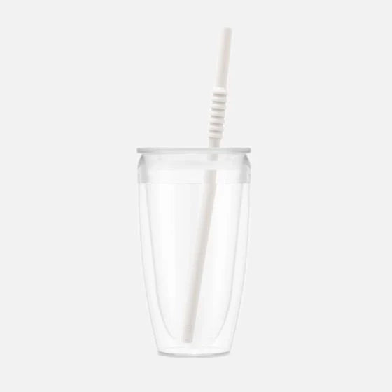Pavina To Go-Double Wall With Plastic Straw 13.5 oz.