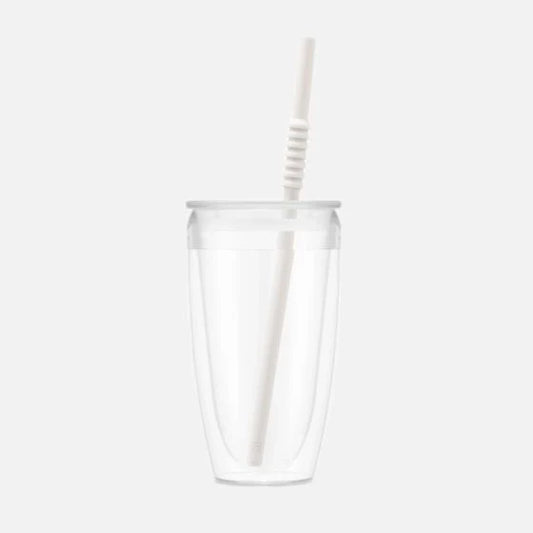 Pavina To Go-Double Wall With Plastic Straw 13.5 oz.