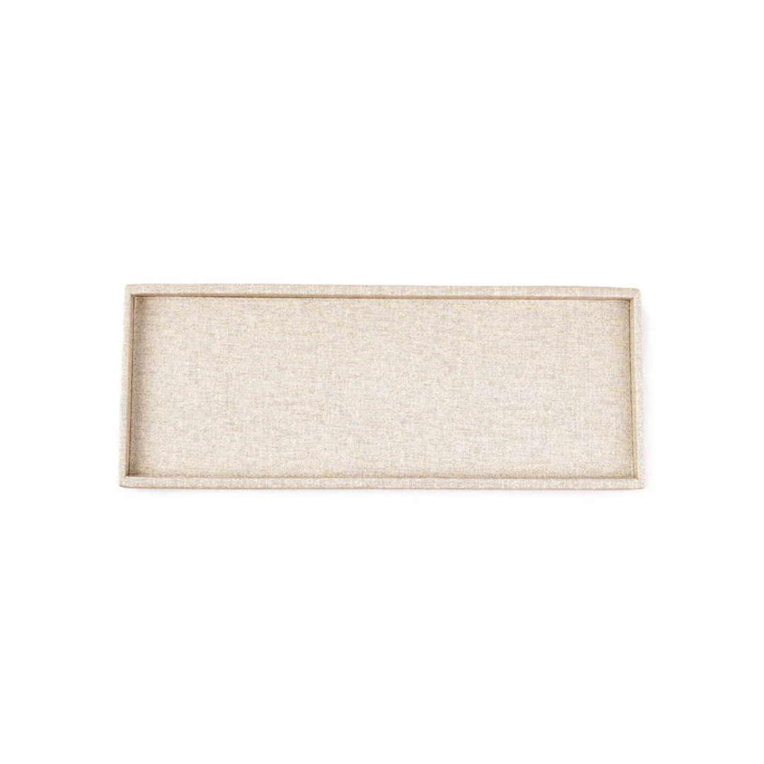 Long Rectangular Serving Tray Victoria Milky