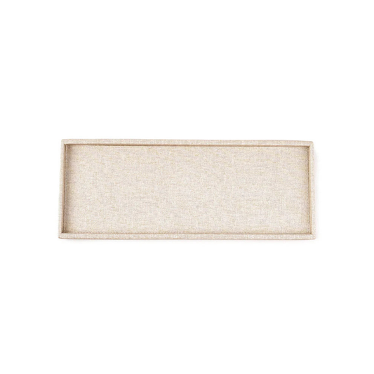 Long Rectangular Serving Tray Victoria Milky