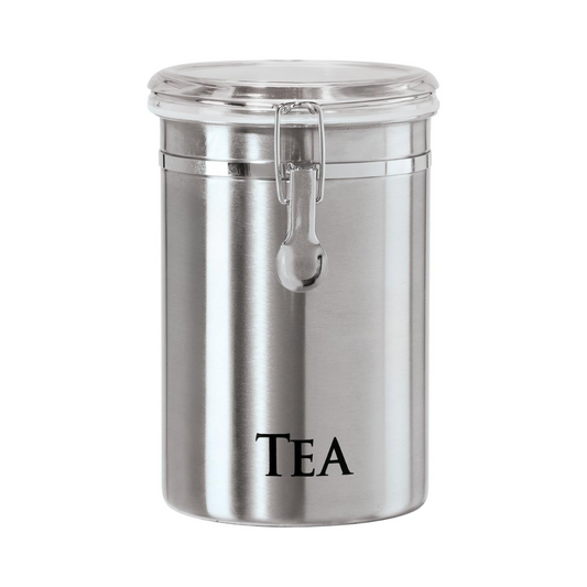 62 oz s/steel Tea Canister