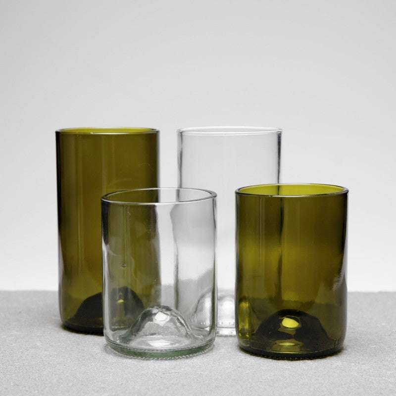 Vintage Clear Tumbler 12oz - Set of 6