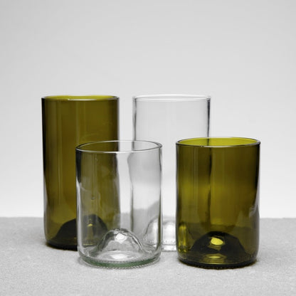 Vintage Clear Tumbler 12oz - Set of 6