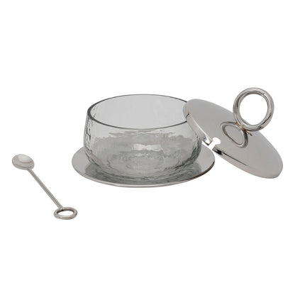 Sphere Honey Jar With Plate Sl